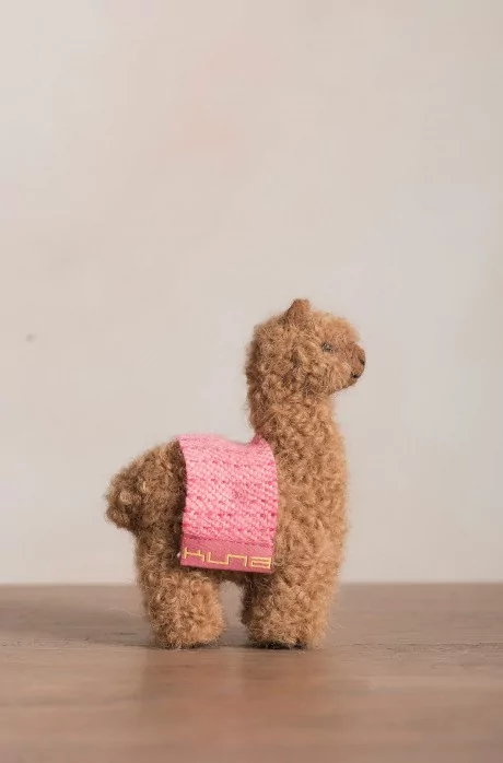 Wool alpaca animal Q NI MEDIANO decoration plush 4.3