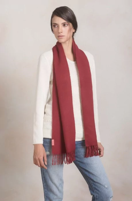 Woven scarf ADRIAN alpaca basic ladies gents KUNA Essentials