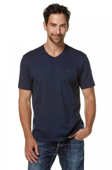 T-Shirt V-NECK aus 90% Bio-Baumwolle & 10% Royal Alpaka 2