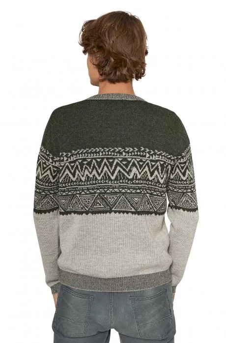 Jacquard sweater GIORGIO gents baby crew neck