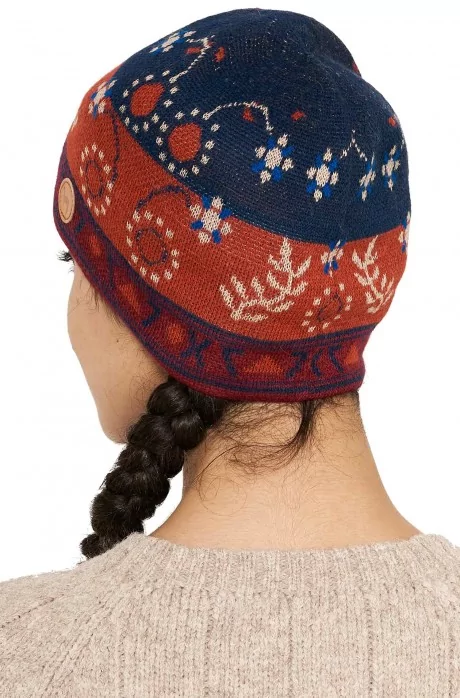 Bonnet femme tricoté en laine alpaga  Bella