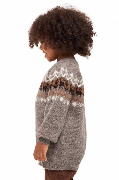 Alpaca children sweater NATURA from 100 undyed alpaca