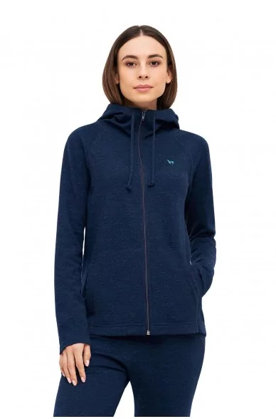 ANDEN ACTIVE Damen Thermo Lounge-Hoody mit Premium Baby Alpaka