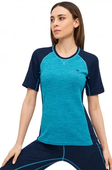 ANDEN ACTIVE Damen Thermo Shirt mit Premium Baby Alpaka