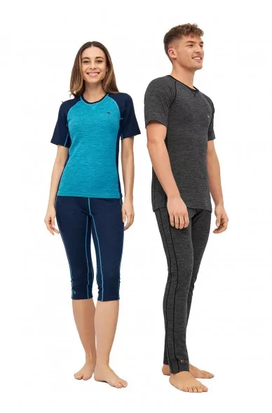 ANDEN ACTIVE Damen Thermo Shirt mit Premium Baby Alpaka