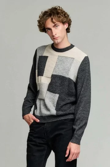 Alpaca sweater YONATAN made of 100% Baby Alpaca