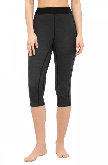 ANDEN ACTIVE Pantalon 3/4 thermique pour femmes avec Premium Baby Alpaga