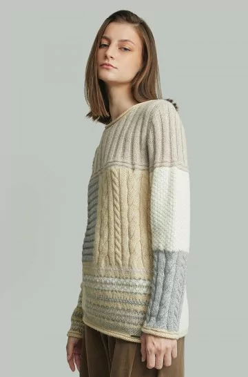 Alpaca sweater YOURSELF made of 100% Baby Alpaca