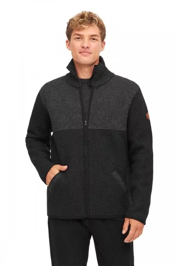 Alpaka Filzjacke OLIVER aus Alpaka und Wolle